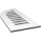 Ekena Millwork Quarter Round Top Left Surface Mount PVC Gable Vent w/ 3-1/2"W x 1"P Standard Frame, 14"W x 32"H GVPQL14X3201SF - alternate 5